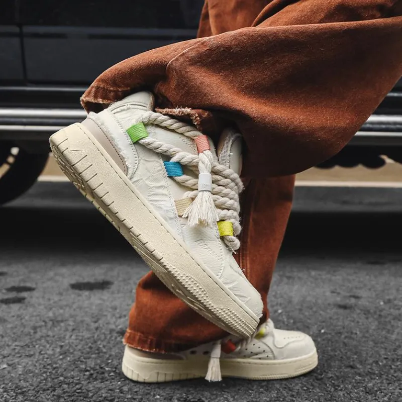 New Style Breathable Allmatch Old Casual Destruction Lace